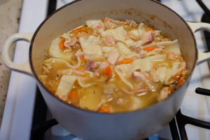 ターキーヌードルスープ