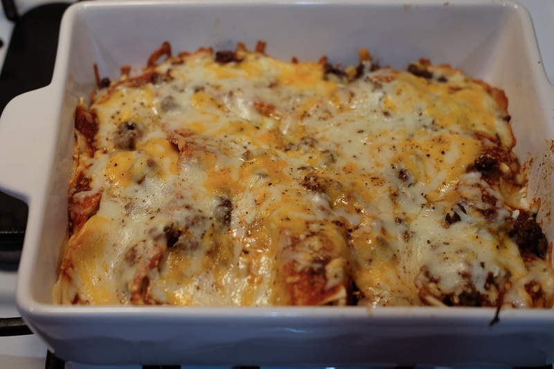 ビーフエンチラーダ