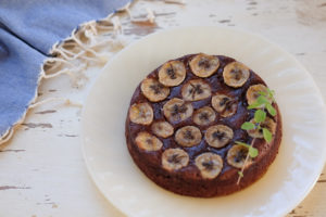 チョコバナナケーキ