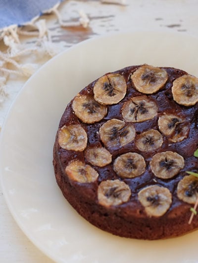 チョコバナナケーキ