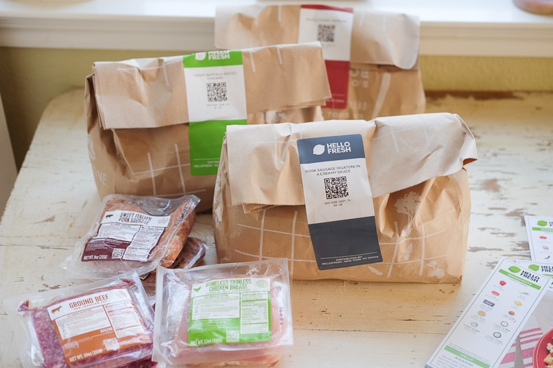 一食分ずつのパッケージ