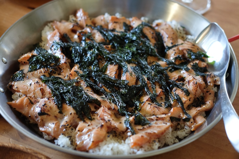 炙りサーモン寿司