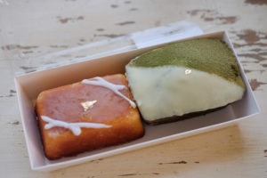 抹茶ケーキ＆ゆずケーキ
