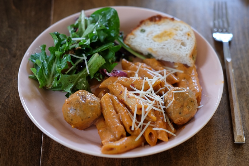 ターキーミートボールペンネ