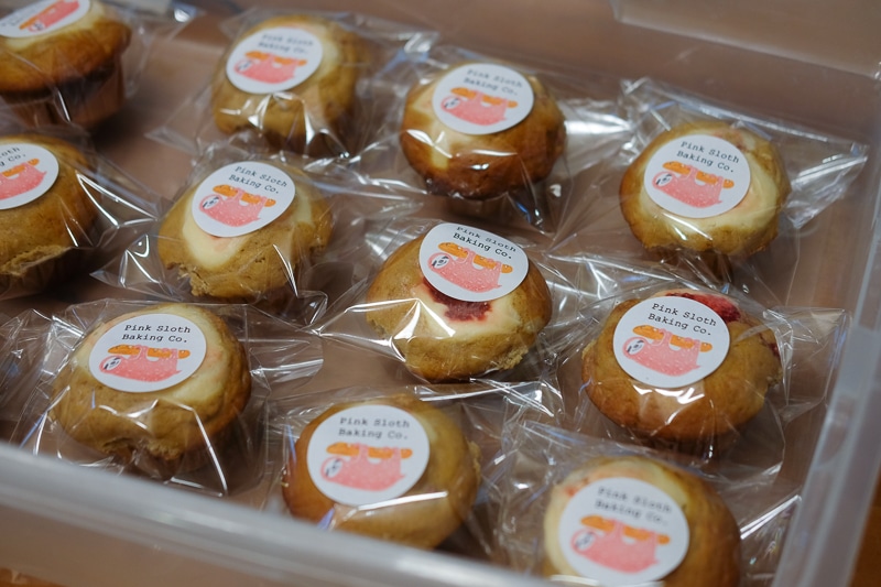 ストロベリーレアチーズマフィン