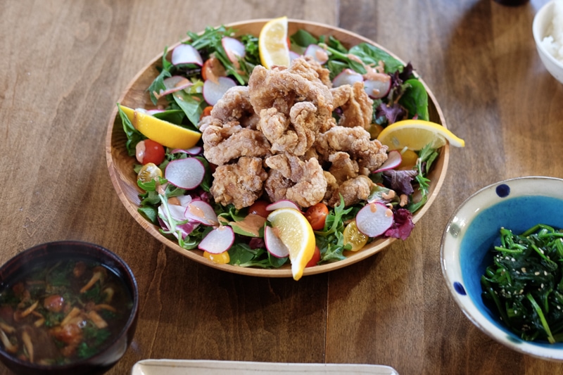 ナムルとお味噌汁