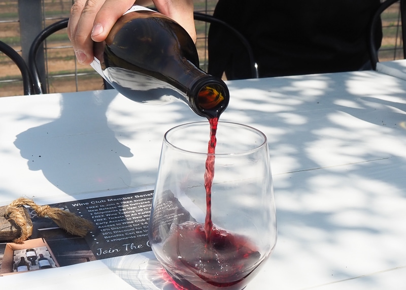 ５本をティスティング