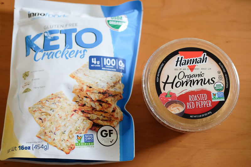 KETOクラッカー＆フムス