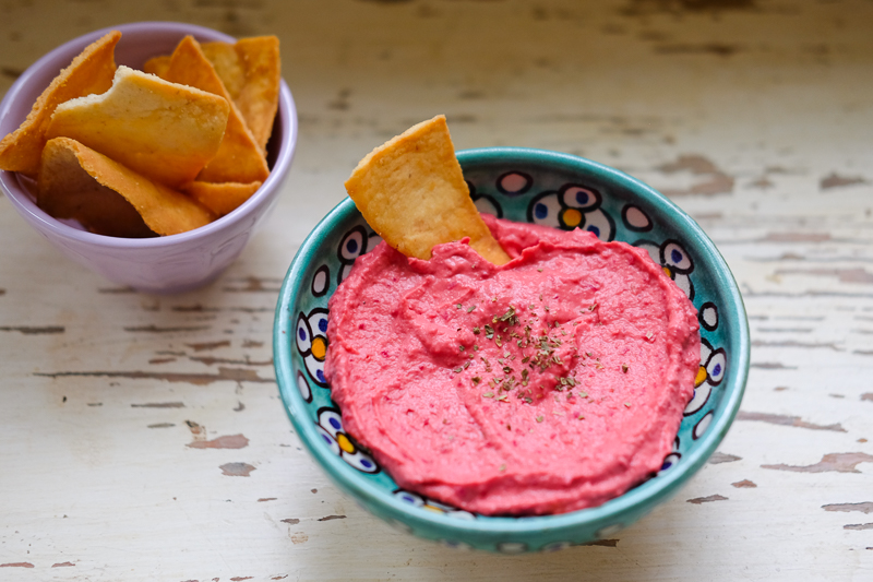 ビーツ入りフムス