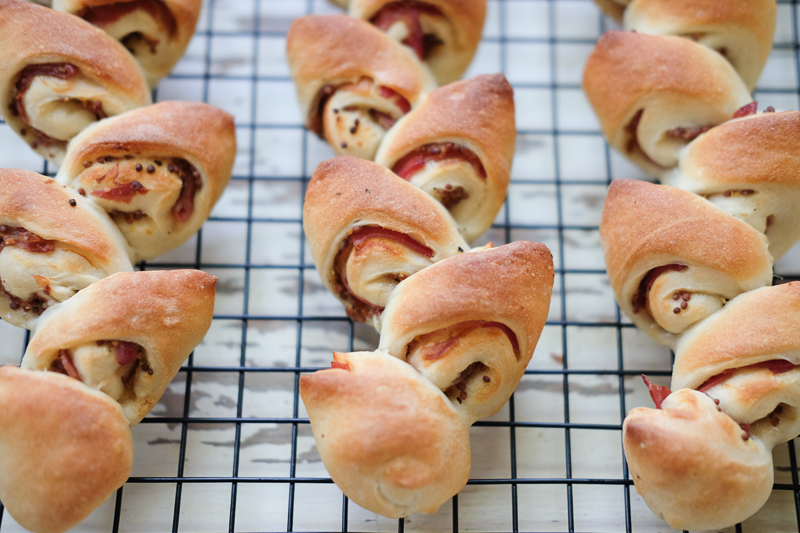 生ハム＋マスタード