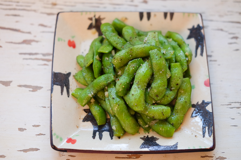 ガーリックバター＆ブラックペッパー枝豆