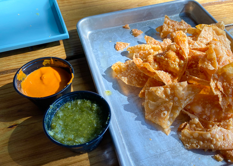 ワンタンチップス