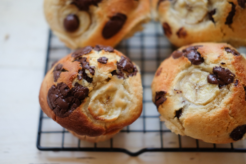 チョコバナナマフィン