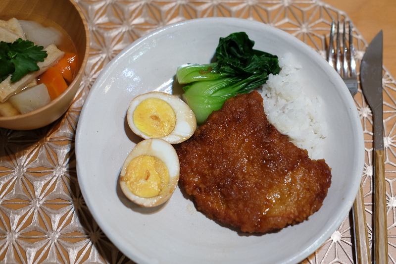 台湾風のとんかつ