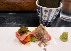 ウニのとろ巻き