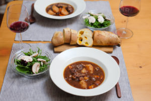 ビーフシチューディナー