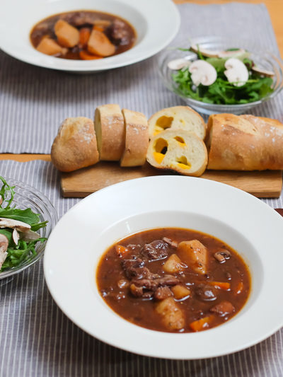 ビーフシチューディナー