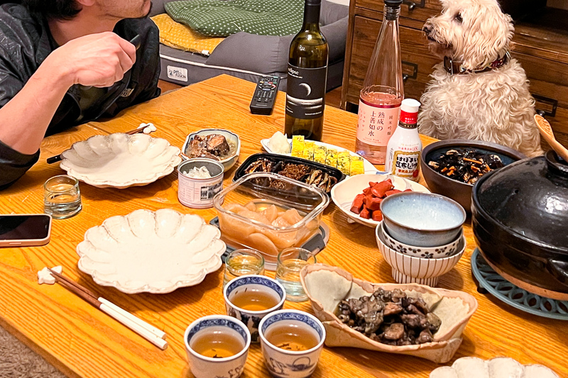 友人宅でディナー