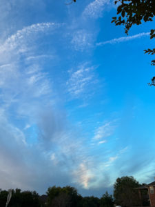天使が見えた空