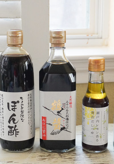 小豆島の醤油とポン酢
