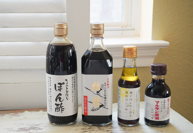 小豆島の醤油とポン酢