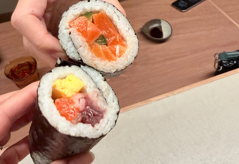 節分の巻き寿司
